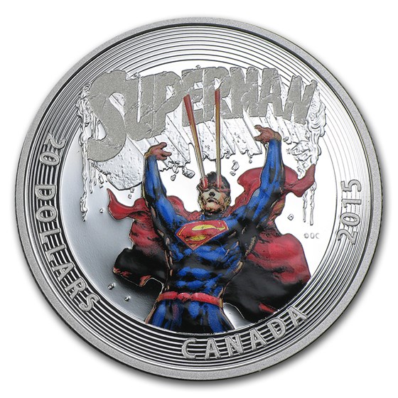 2015 Canada 1 oz Silver Iconic Superman™ Comic Book Covers (#28) 2015 Canada 1 oz Silver Iconic Superman™ Comic Book Covers (#28)